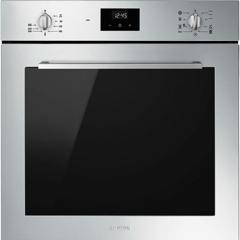 Smeg Forno Elettrico da Incasso SF6400TVX Capacità 66 L Multifunzione Termoventilato Colore Inox (1/3)