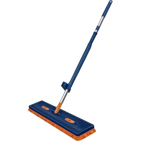 Serpillière à Plancher Plat - Manche Long de 42 cm pour Nettoyage Humide et