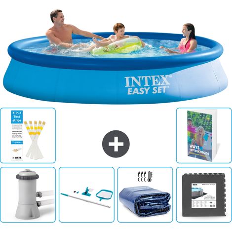 Intex Piscina Easy Set Rotonda - 366x76 cm - 7-pezzi  S217 (1/5)