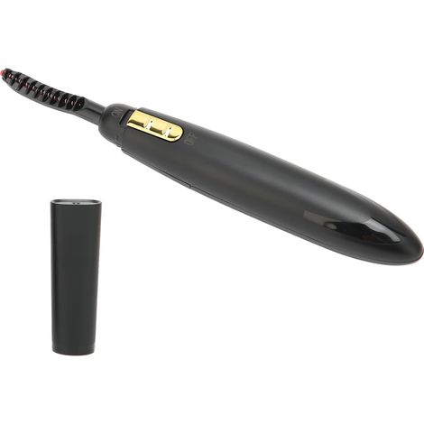 Chauffe-Cils Électrique Portable, Chauffage Instantané, Autonomie Longue Durée pour Maquillage Parfait - Noir (1/5)