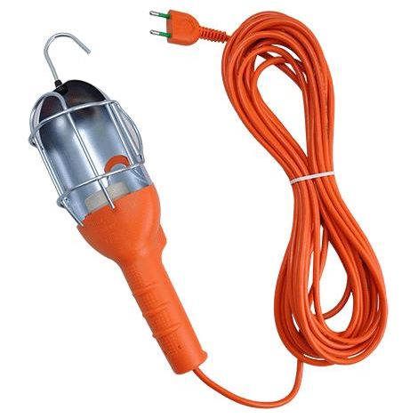 Portalampada Portatile Cavo Mt 5 - Impugnatura Antiscivolo - Attacco Lampada E27