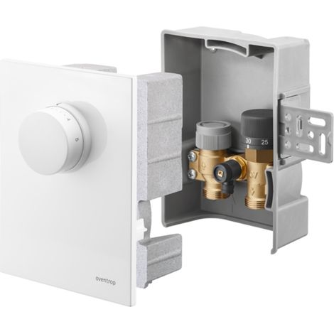 OVENTROP Unibox TQ-RTL Régulation de température ambiante et de retour Matière plastique blanc, 1022739