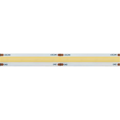 Striscia Led 5m COB IP20 Monocolore Da 15W/MT 24V - 6000K (1/4)