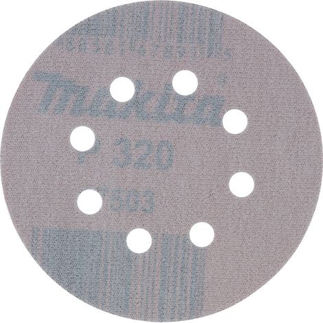 Makita Schleifpapier, 10 Stk., Ø 125 mm, Körnung 320, Art.Nr. D-65894