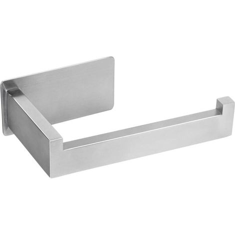 Porte Papier Toilette, Support Papier Toilette sans Percage Porte Essuie Tout Porte-Rouleau De Papier en Acier Inoxydable pour Salle De Bain, Cuisine (1/4)