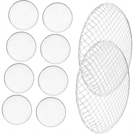 Lot De 10 Grilles De Cuisson Jetables En Maille Pour Barbecue Extérieur - (1/5)
