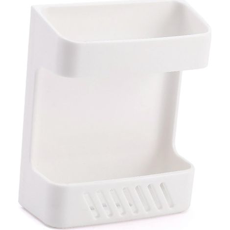 Support mural pour télécommande en blanc, boîte de rangement multifonctionnelle pour téléphone chevet (1/5)