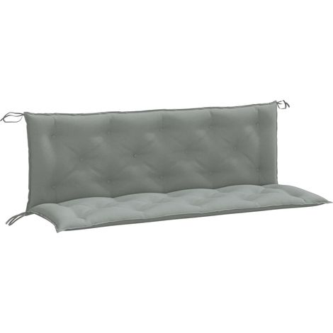Maison Exclusive - Gartenbank-Auflagen 2 Stk. Melange Hellgrau 15