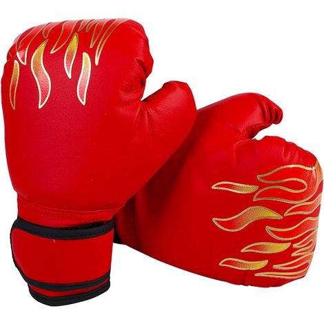 Gant Boxe Enfant, Boxe Enfant, Gants Boxe, Gants de Boxe pour Enfants, Gants de Boxe en PU, Gants dentraînement Primaire, adaptés aux 3-12 Ans, entraînement de Boxe