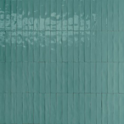 Carrelage Effet Zellige Bleu LUZ Ottanio 5,3x30cm (0,54m²) - Les Carreaux de Jean (1/5)