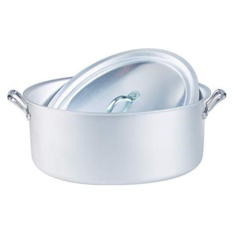 Agnelli Casseruola Ovale in Alluminio con Coperchio 32cm (1/3)