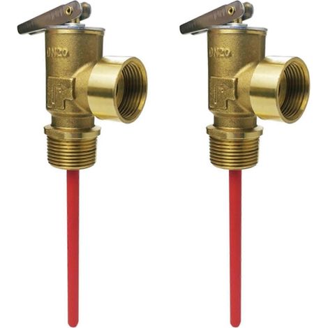 2 pièces RV automatique soupape sécurité 3 4 pouces NPT pour chauffe-eau soupape température pression 150PSI (1/5)