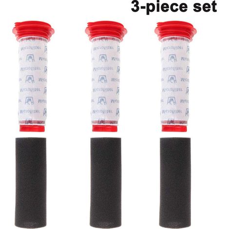 Filtre Stick - Filtre Mousse - Compatible Avec Aspirateur 754176 754175 BCH6 - Hauteur 185 mm - Diamètre Inférieur 75 mm - 6 Pièces (1/5)