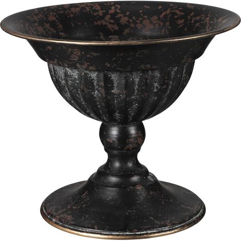 Vase Urne Pot de Fleurs Jardinière Centre de Table Mariage Rétro Fer Décoration Bureau Table (1/5)