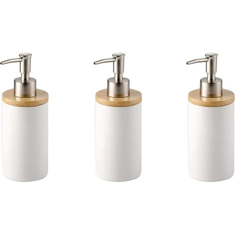 Ensemble de 3 distributeurs de savon - Conception durable et polyvalente-AquaForge (1/2)
