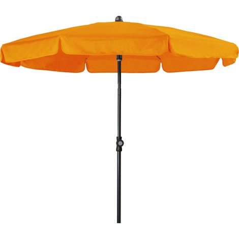 Doppler Mittelstockschirm "Sunline Neo" Ø150 cm, umbra, Bezug aus 100% Polyester, Gestell aus Stahl, Gewicht 2,5 kg (1/3)