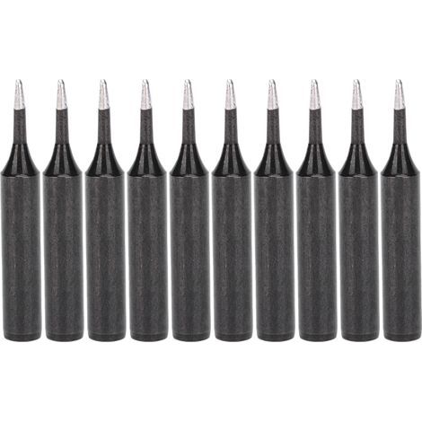 900M-T-1C Oxygen-Free Copper Soldering Tip, Black, Pack of 10 for 936/937/938 Soldering Stations (1/5)