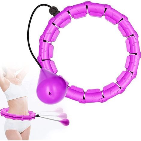 Hula Hoop Smart Hula Hoop pour perdre du poids. cerceau de fitness intelligent qui ne tombe pas. 24 pneus de fitness articulés peuvent être réglés pour la perte de poids et le fitness (1/3)