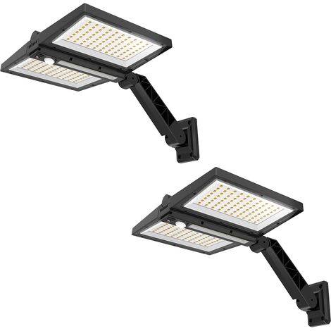 Set di 2 proiettori con sensore solare 850LM CLIPPER