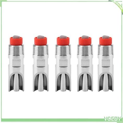 Abreuvoir tétine pour porc - FAFEICY - 75x21mm - Acier inoxydable - Lot 5 pièces - Anti-impuretés (1/3)
