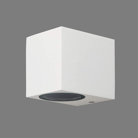 APPLIQUE LAMPADA DA PARETE A MURO GU10 LED PER INTERNO ESTERNO MODERNO FARETTO IMPERMEABILE ILLUMAZIONE GIARDINO (1/5)