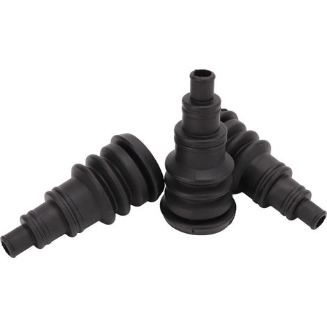 Lot de 3 manchons de protection universels en caoutchouc noir pour faisceaux de câbles de 3/8 po à 1 po, compatibles avec les pare-feu. (1/5)