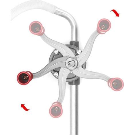 Pompe à essence manuelle, pompe à essence en aluminium, tube en aluminium renforcé, support de pompe à essence manuelle de 5 litres (1/3)