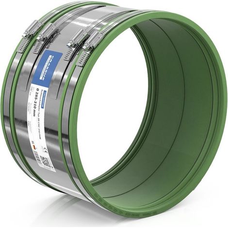 CR Schlauchadapter Typ 2B CSC 310 FKM (285-310mm), bis 2,5 bar, FKM / V2A