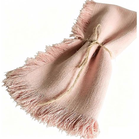 Serviette en tissu unie - Coton doux - pour la décoration de table de mariage et de repas