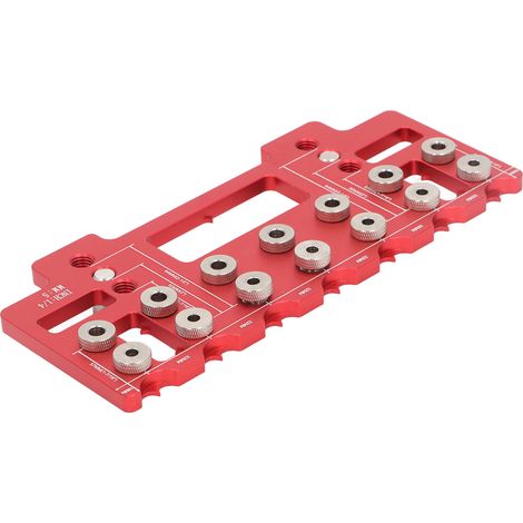 Gabarit d'installation de poignée de meuble, guide de perçage, gabarit de perçage pour trou de poignée de charnière de porte (1/5)