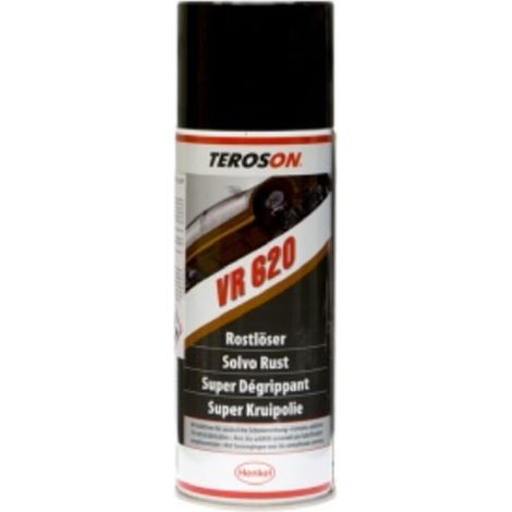 Teroson VR 620 (Loctite LB 8018 Rostloser) 400 ml olio lubrificante penetrante, sblocca parti arrugginite e corrose, facilita lo smontaggio, crea un sottile rivestimento antiruggine, per viti, element (1/3)