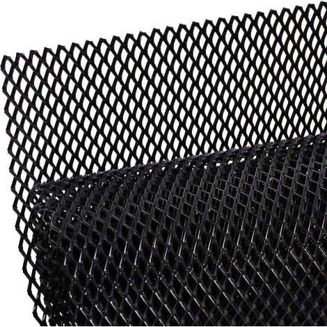 Grille of grille of car aluminum alloy 3x6mm grille of body by-impacts rhombique grill universal (1/5)