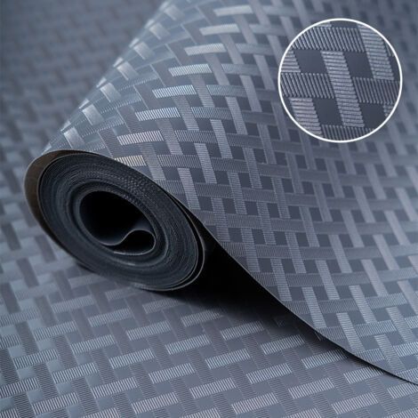 Gray Placemat 30300cm 1 Piece Woven Pattern Drawer Pad Moisture-proof Insulating Paper Suitable for Kitchen Cabinets (1/5)