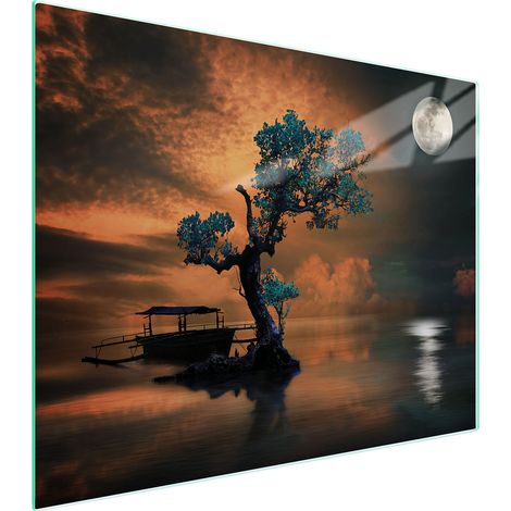 Glasschneidebrett 52x40 Baum (1/5)