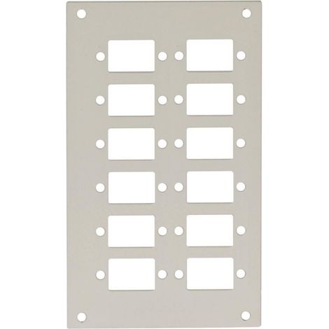 Pannello Frontale 12 Connessioni SC sx/LC dx per Box Ottico (1/4)