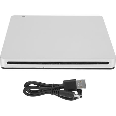 Lecteur optique externe mobile double port USB 3.0/Type C Graveur DVD haute vitesse