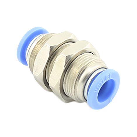 Adaptateur de traversée de cloison RS PRO vers Enfichable 10 mm Enfichable 10 mm ( Prix pour Paquet de 10 ) (1/2)