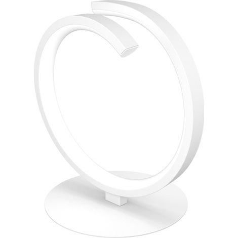 Abatjour Moderno Tornado Alluminio Bianco Led 8W (1/3)