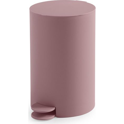 GEDY SH091000900 SHARON Papelera con tapa 3 L rosa mate - ref: SH091000900 (1/2)