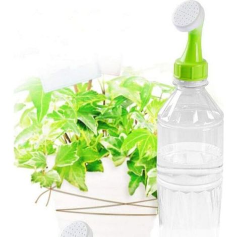 Srroseur Bouchon De Bouteille 8PCS Arrosoir Bouteille Arrosoir Pomme Plastique Arrosage Sprinkler(Vert) (1/5)