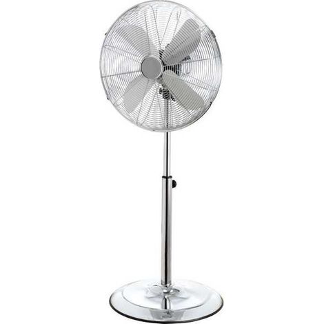 Ventilador de pie cromo 400 Syntesy 09148