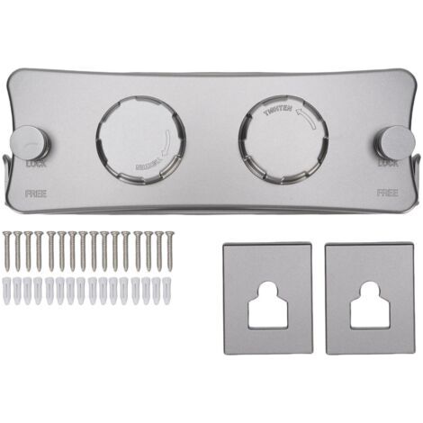 Mur Monté Séchoir Vêtements Ligne Corde Douche Vêtements Ligne, en Acier Inoxydable Rétractable Corde à Linge pour la Maison (Grey) (1/5)