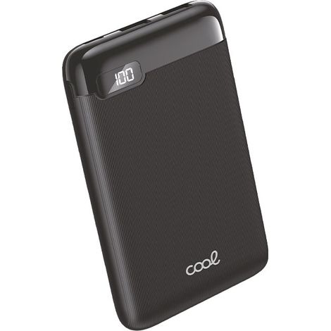 Bateria Externa Power Bank 5000 mAh Display COOL 10w Negro