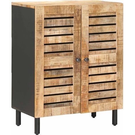 Storage Cabinets 60 x 33 x 75 cm Solid Mango Wood Natural vidaXL (1/5)