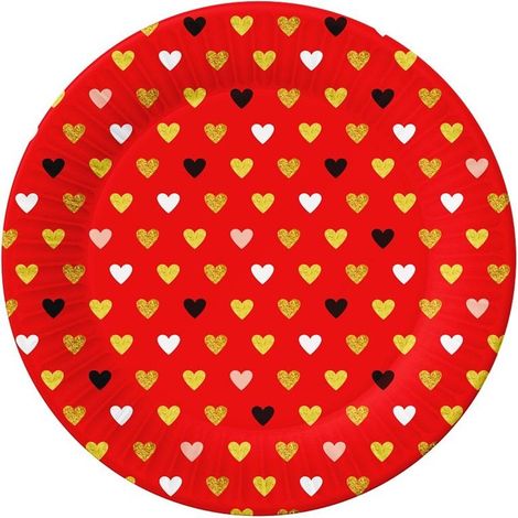 Piatti di carta da 18 cm, 6 pezzi