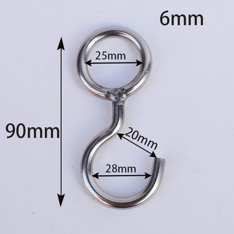Crochet Pour Tube En Alliage - Acier Inoxydable 304 - Pour Cuisine Salle De Bain Extérieur - 2 Pièces (1/5)