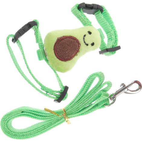 Arnés para conejos y correa para mascotas pequeñas, juego de 4 piezas para uso cómodo al aire libre. (1/5)