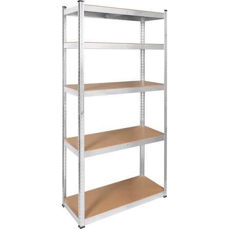 Étagère d'entrepôt en métal 180x90x40 Argent RB-1250 (1/5)