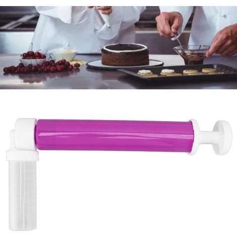 Colorant pour gâteaux, pistolet à peinture pour gâteaux, aérosol de poudre, outils de décoration pour pâtisserie, bombe de peinture pour gâteaux (violette) (1/5)