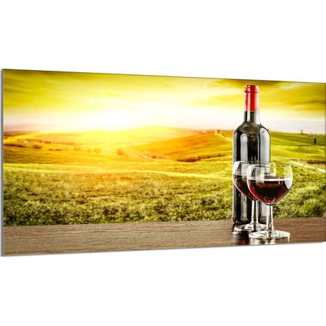 protège-plaque de cuisson en verre 90x52 Vin (1/5)